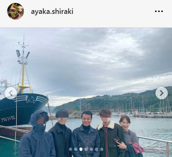 白城さやかのインスタグラムから