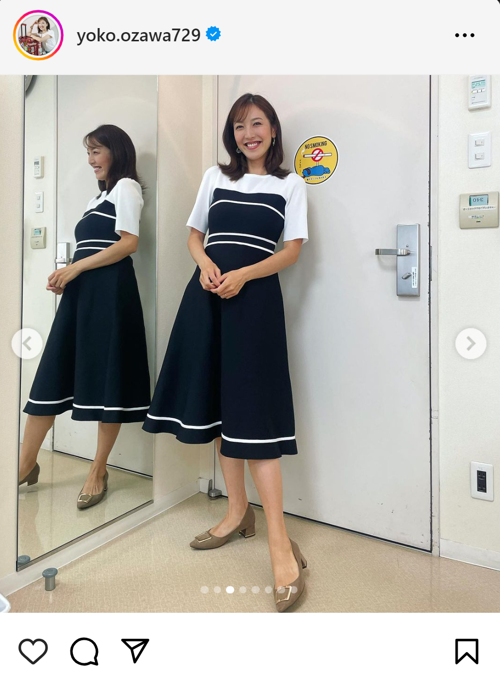 小澤陽子アナのインスタグラムから