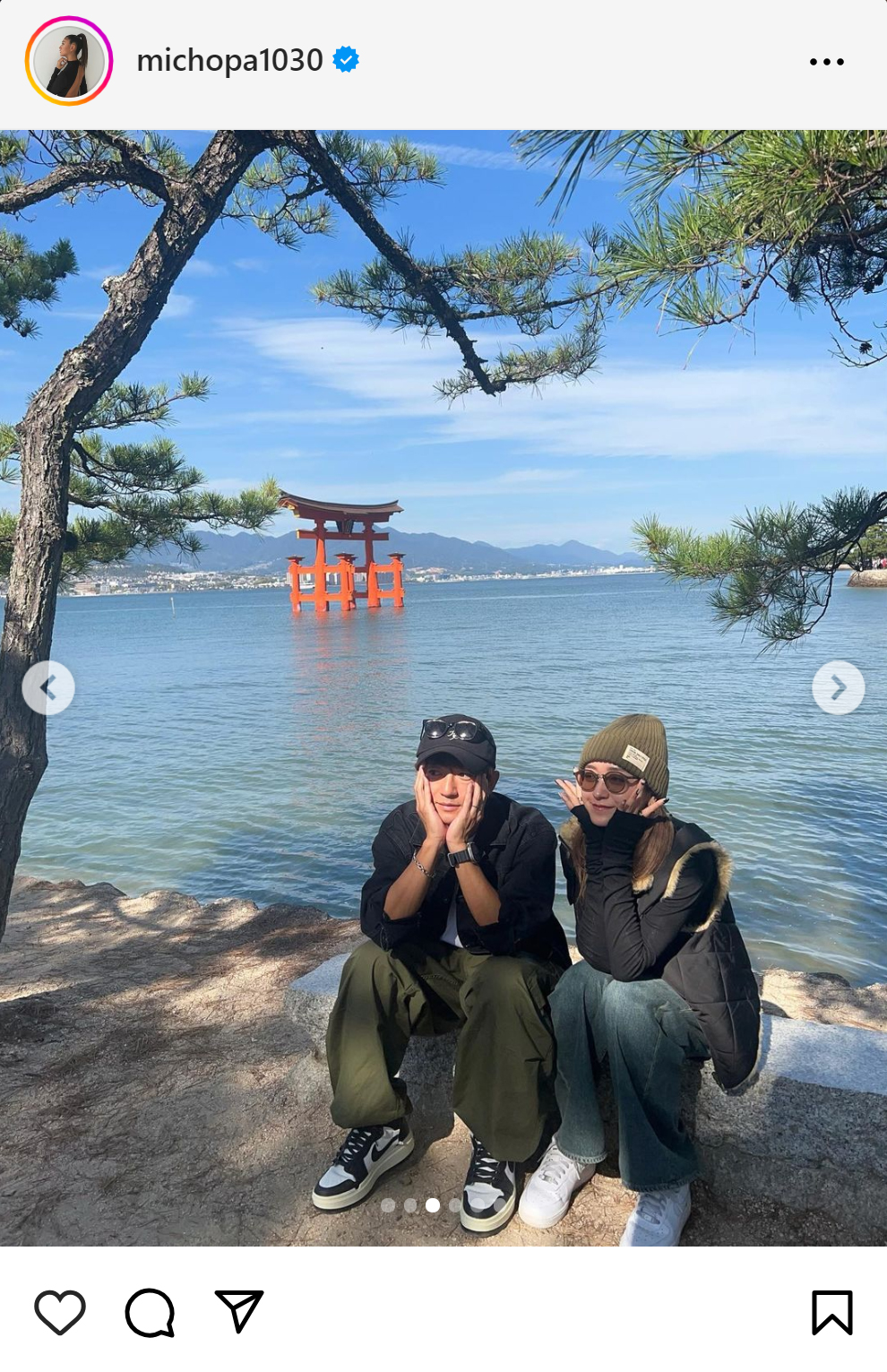 みちょぱのインスタグラムから