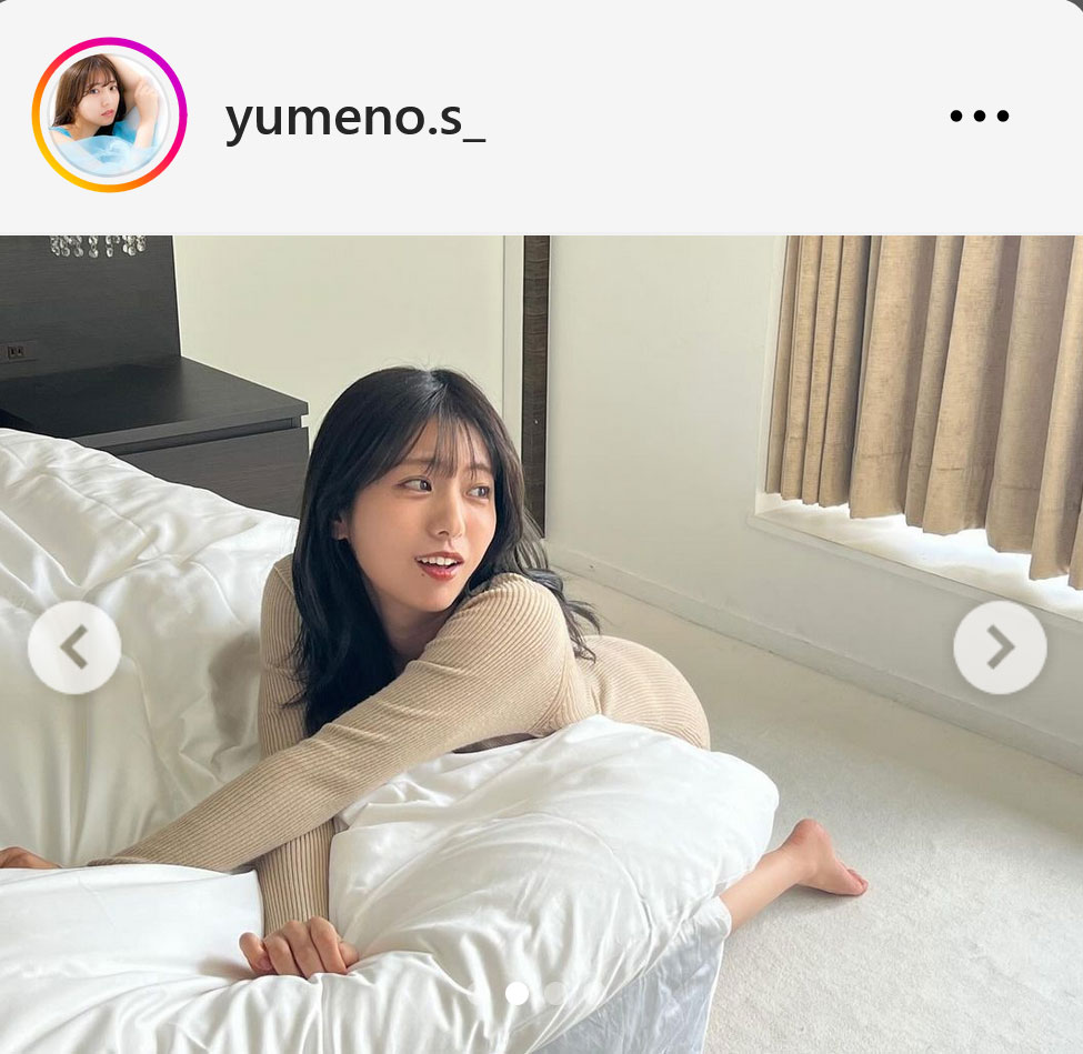 白戸ゆめのアナのインスタグラムから