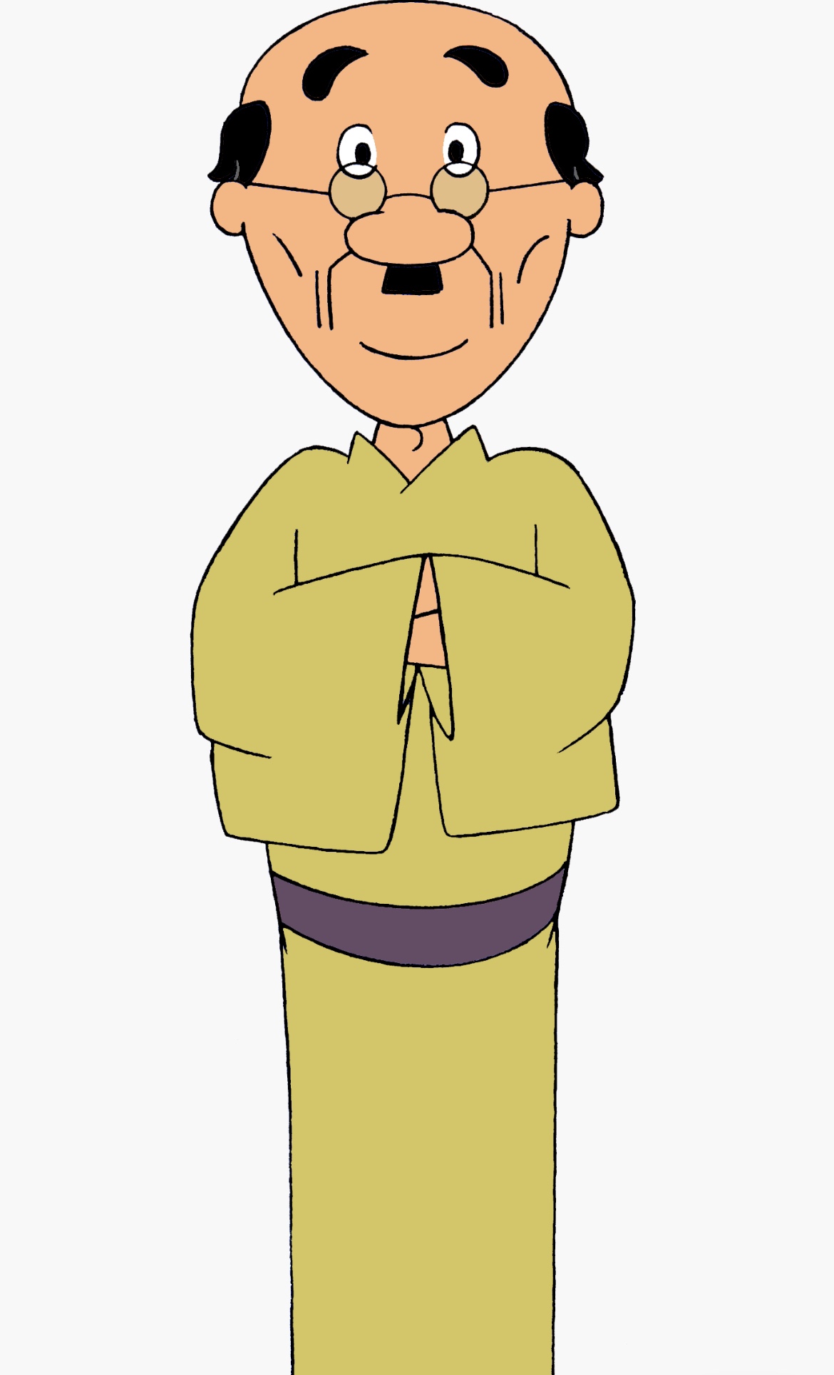 中村浩太郎から牛山茂に声優が交代する「サザエさん」の登場人物・伊佐坂難物（C）長谷川町子美術館