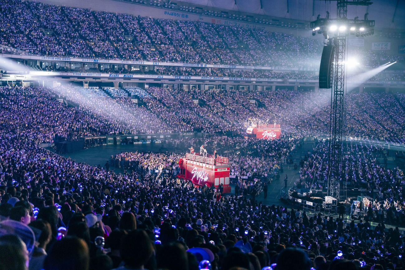 初の東京ドームライブを開催したStray Kids（撮影：田中聖太郎写真事務所）