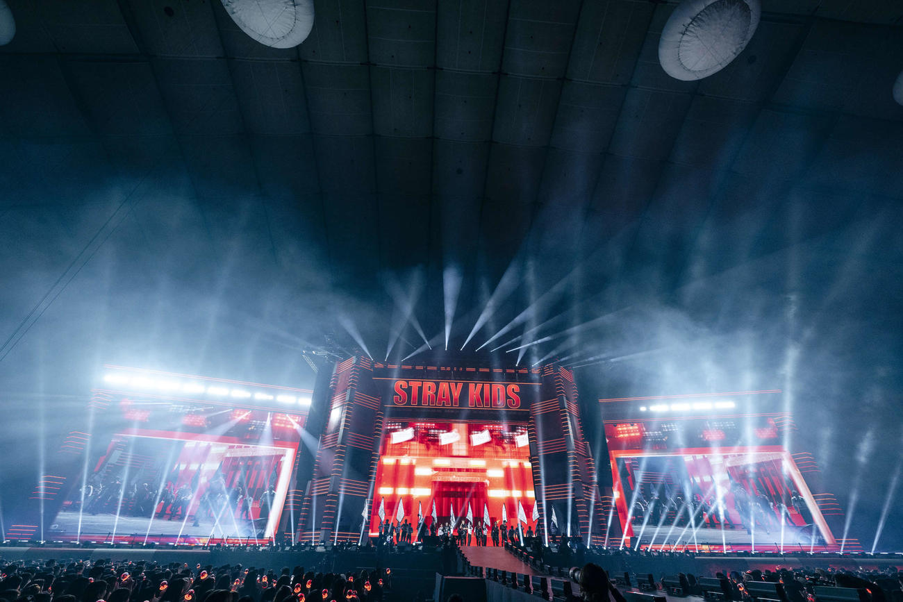 初の東京ドームライブを開催したStray Kids（撮影：田中聖太郎写真事務所）