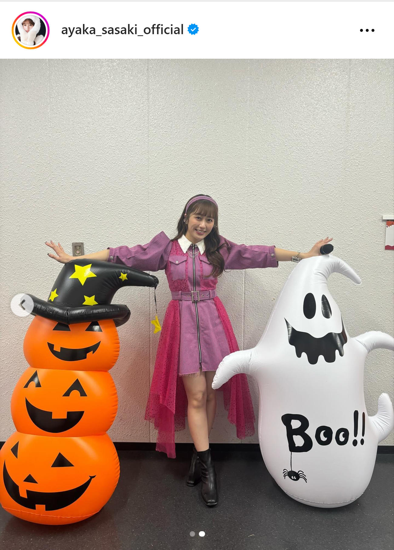 佐々木彩夏のインスタグラムから