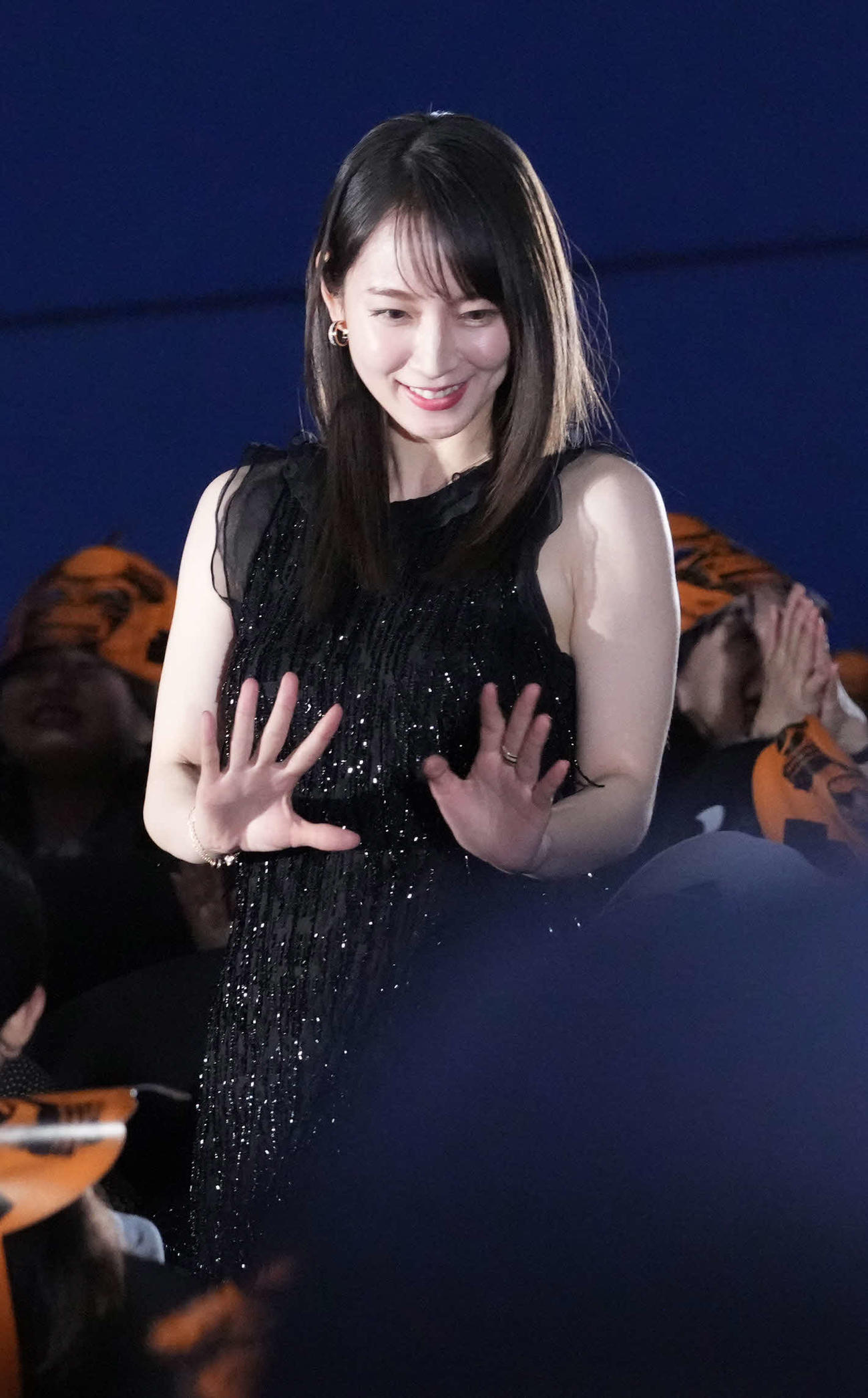 映画「怪物の木こり」の東京国際映画祭ジャパンプレミアに臨む吉岡里帆（撮影・小沢裕）