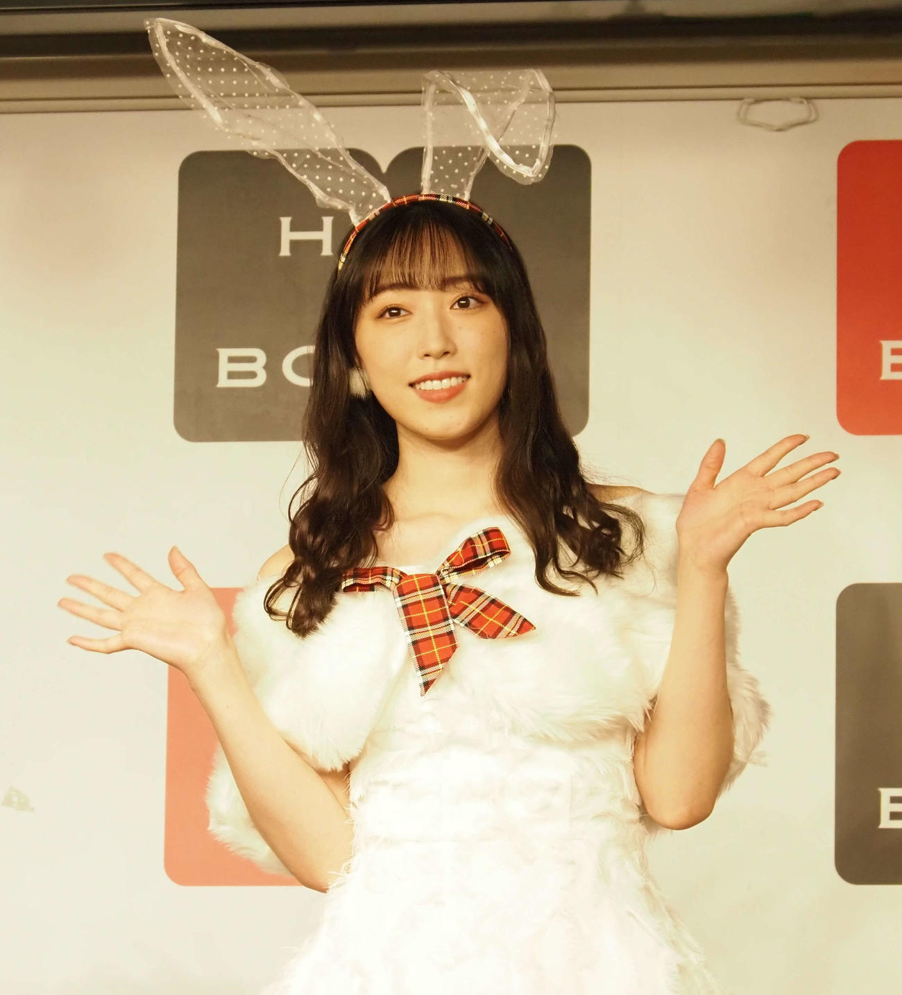 写真集「LAST SCENE」発売記念イベントを開催したモーニング娘。’23譜久村聖（撮影・遠藤尚子）