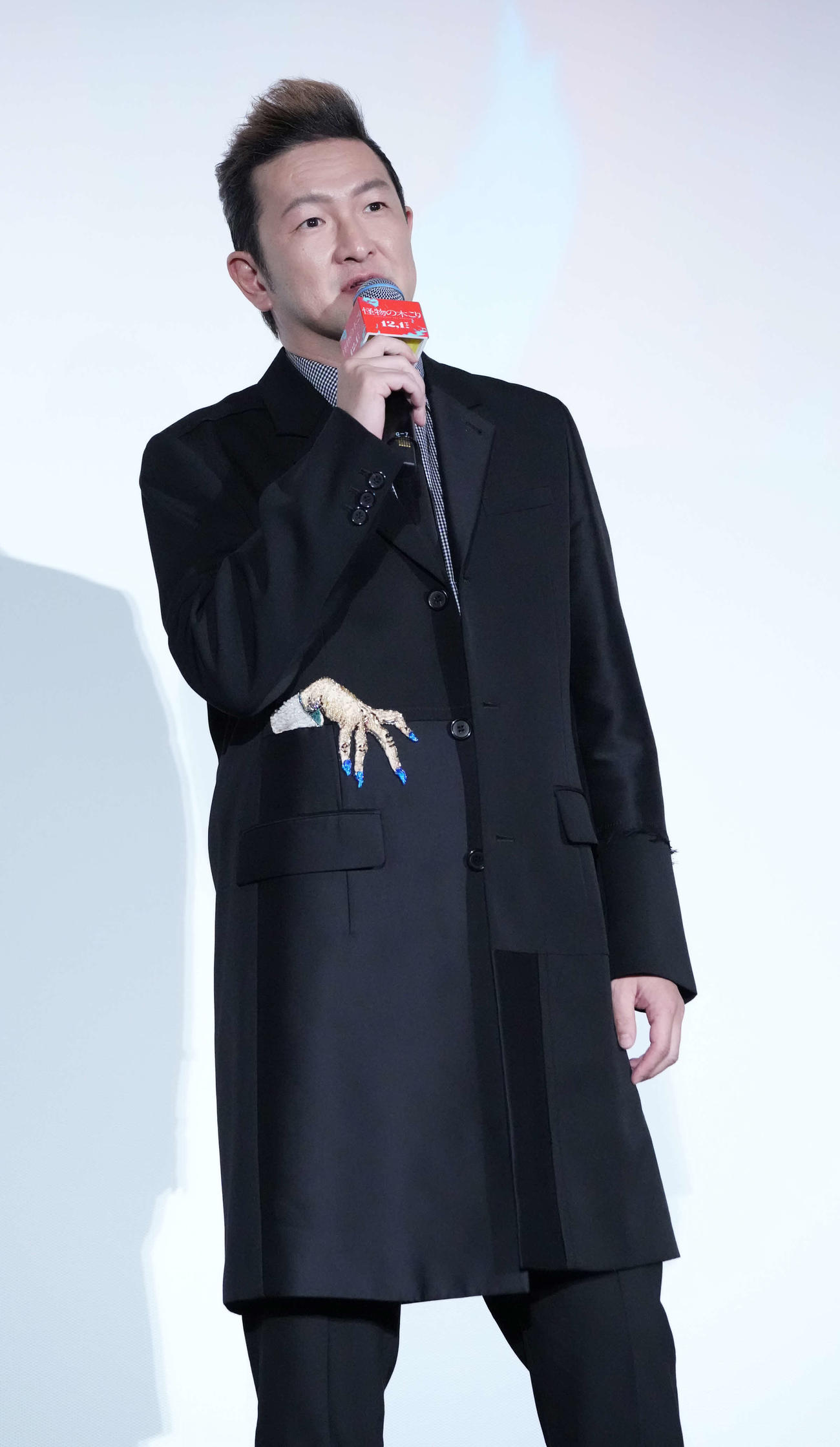 映画「怪物の木こり」の東京国際映画祭ジャパンプレミアに臨む中村獅童（撮影・小沢裕）
