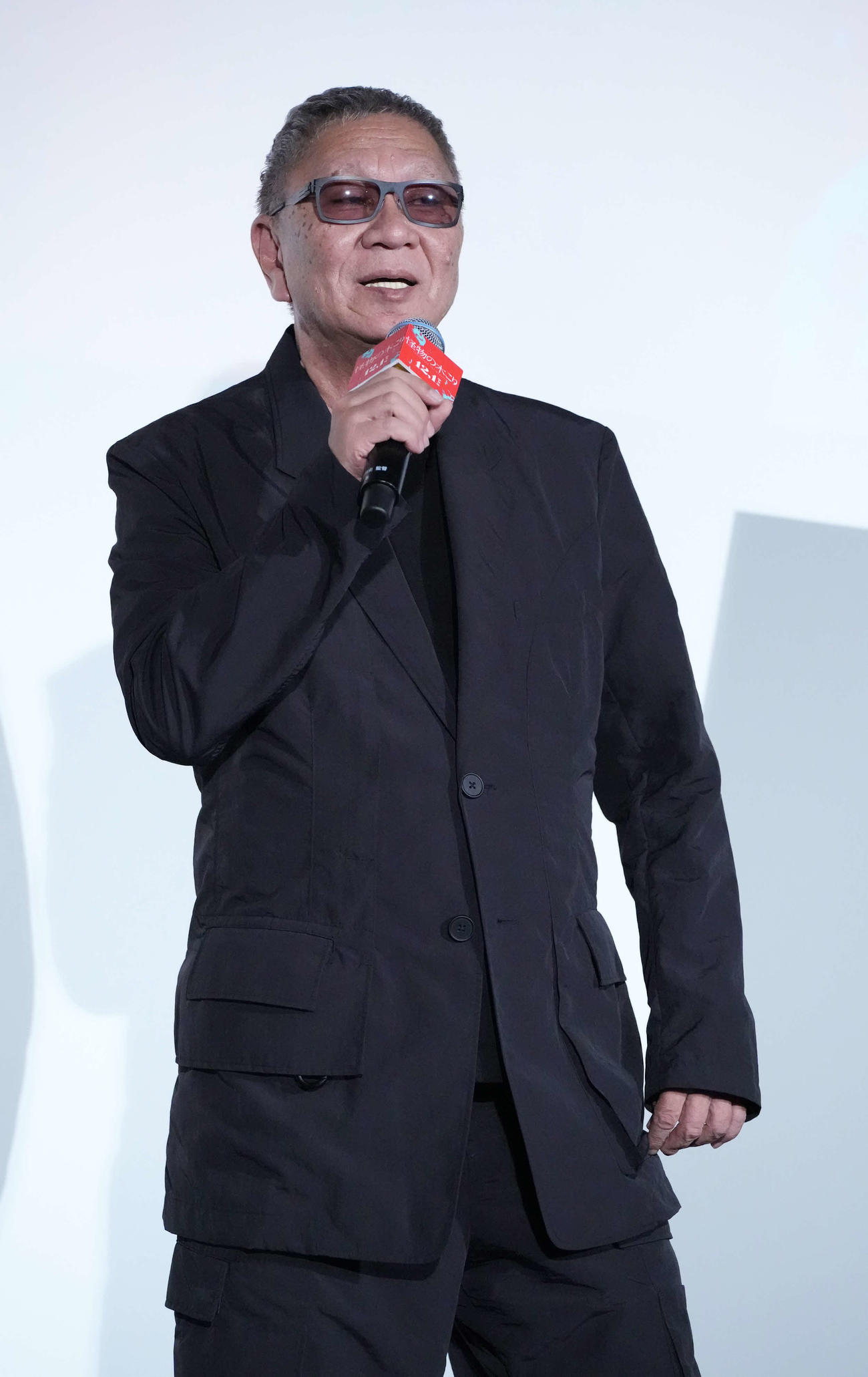 映画「怪物の木こり」の東京国際映画祭ジャパンプレミアに臨む三池崇史監督（撮影・小沢裕）
