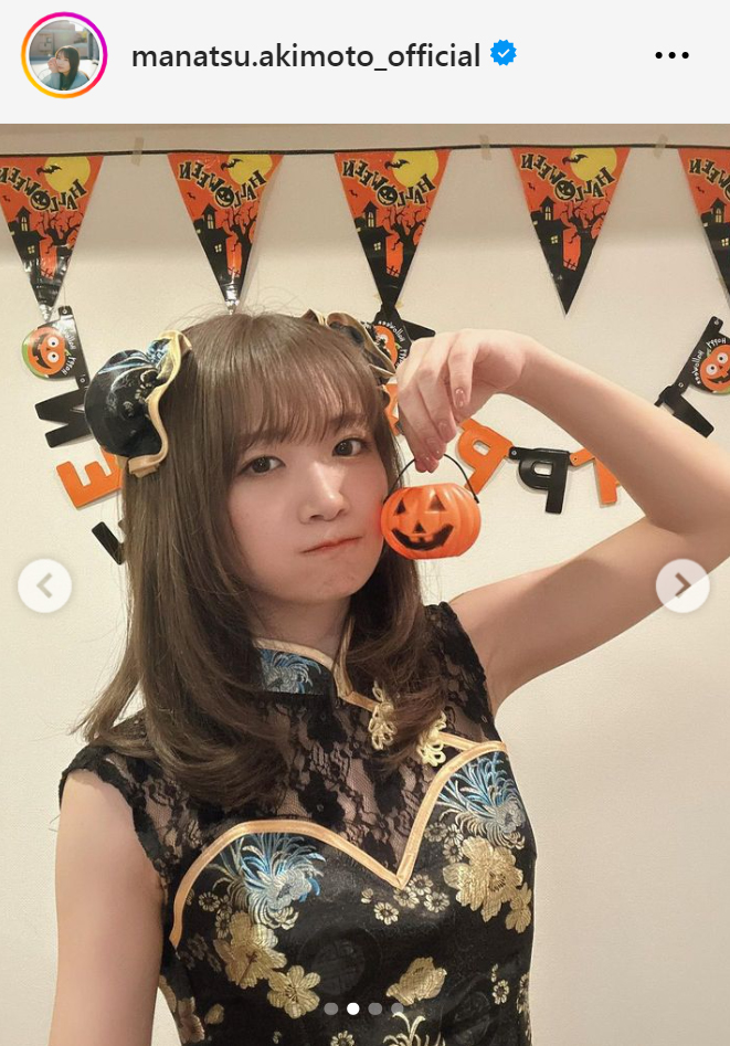 秋元真夏のインスタグラムから