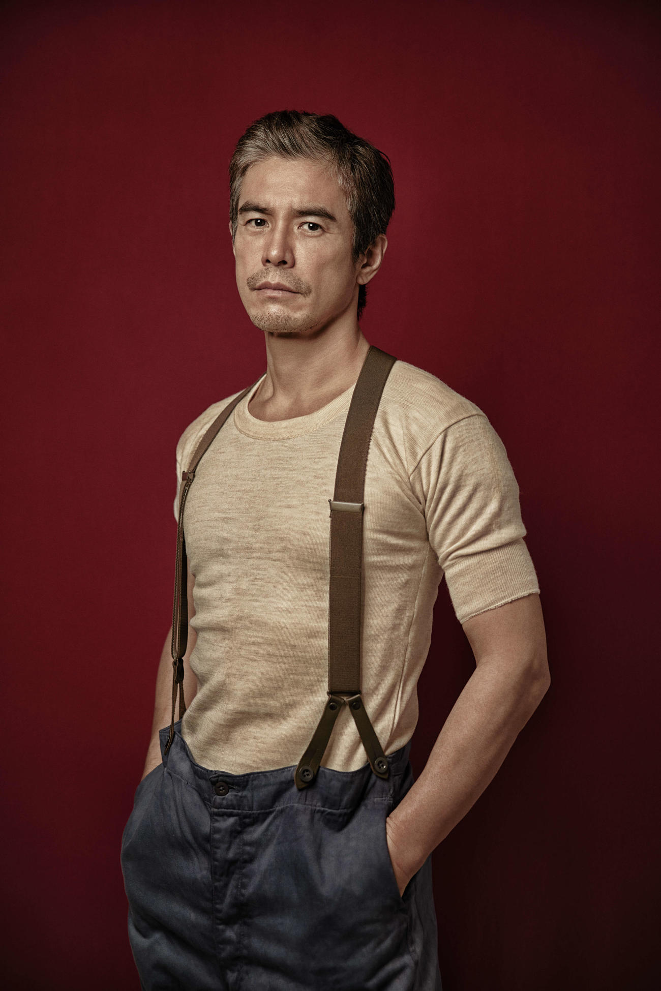 舞台「欲望という名の電車」でスタンリー・コワルスキーを演じる伊藤英明