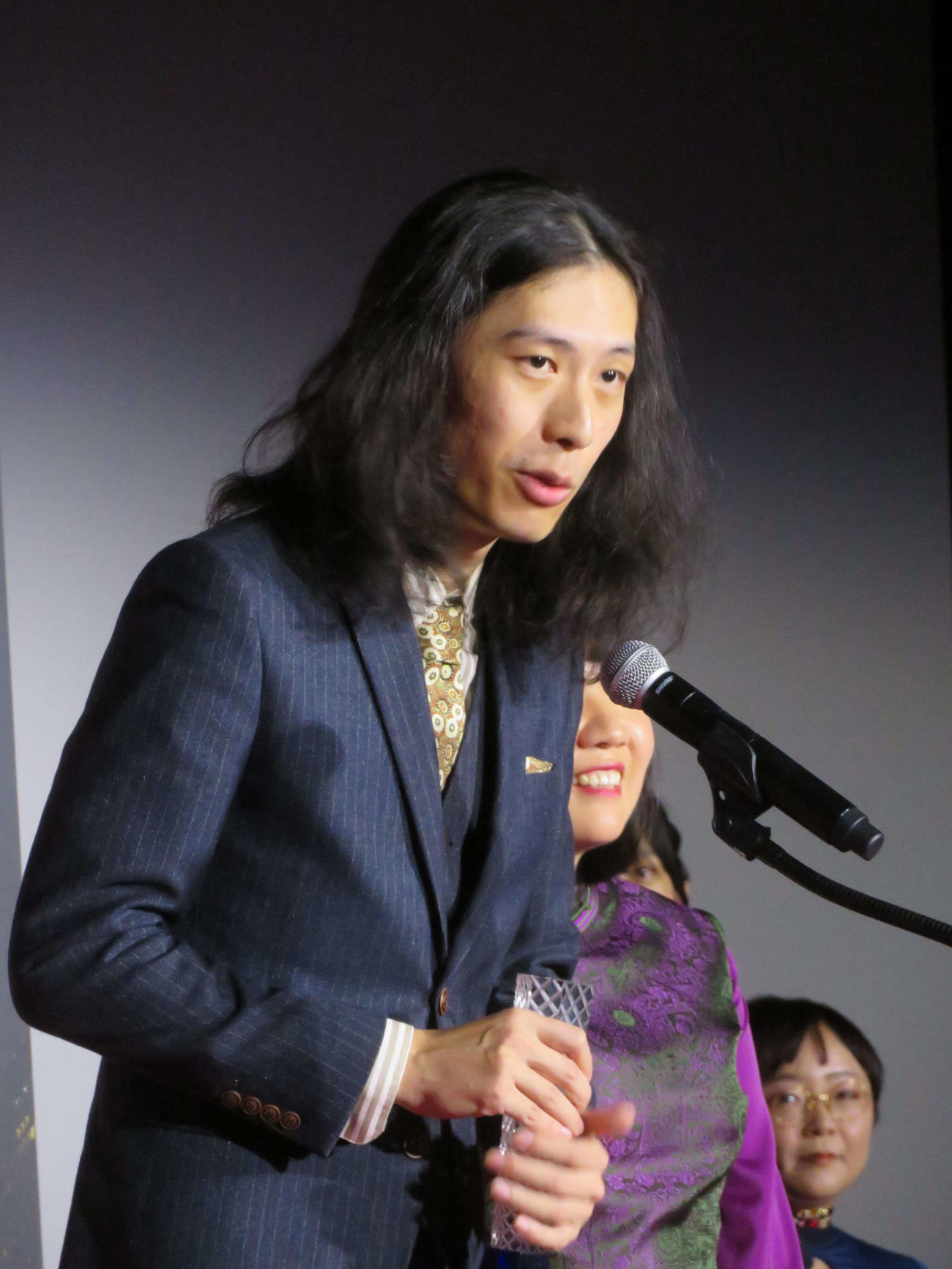 東京国際映画祭でAmazon Prime Videoテイクワン賞を受賞した「Gone with the wind」のヤン・リーピン監督（撮影・村上幸将）