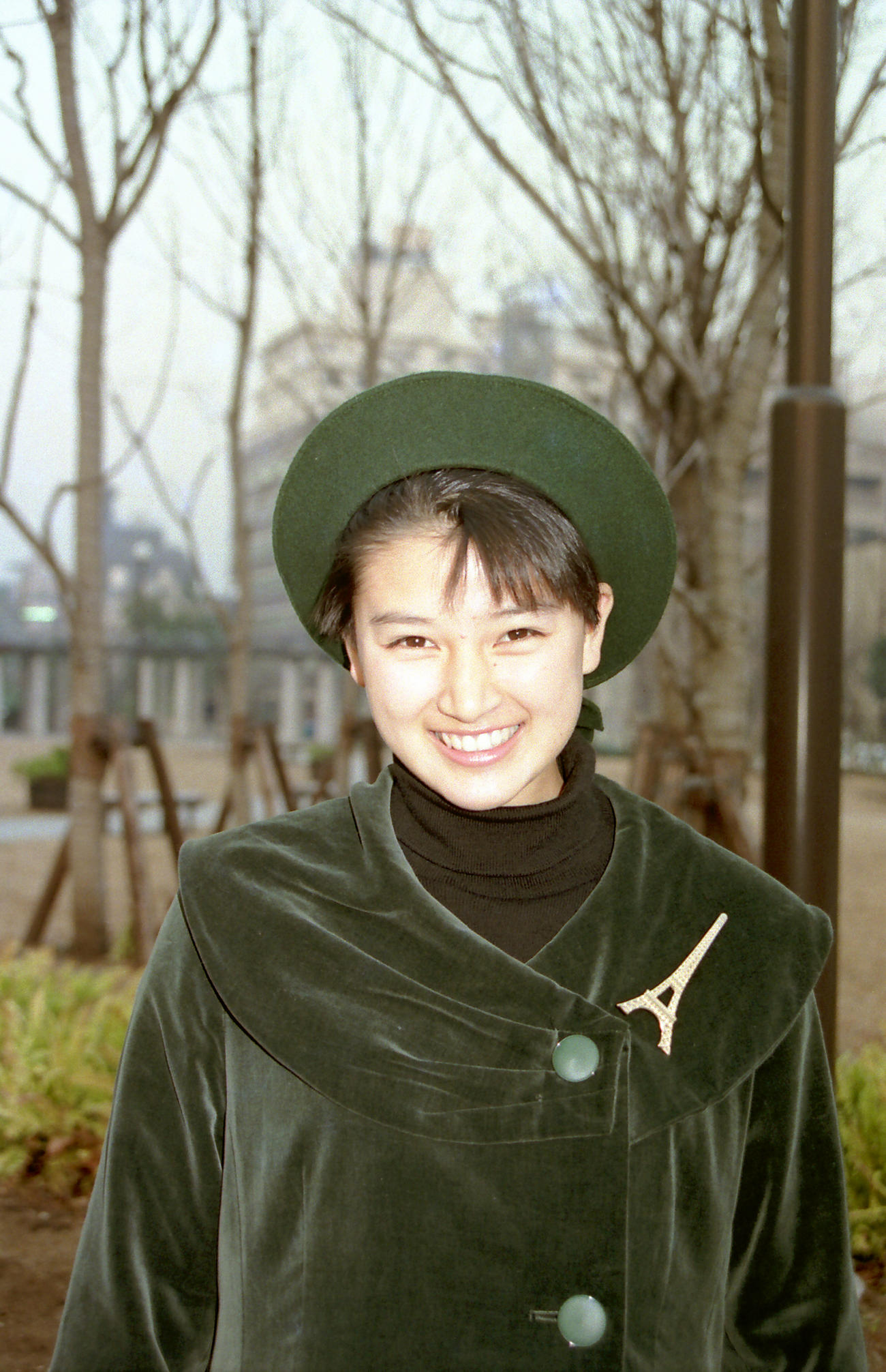 デビュー直後16歳頃の島崎和歌子（1990年撮影）