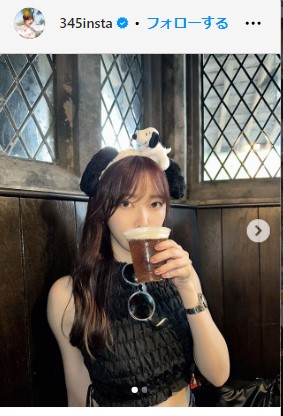 指原莉乃の公式インスタグラムから