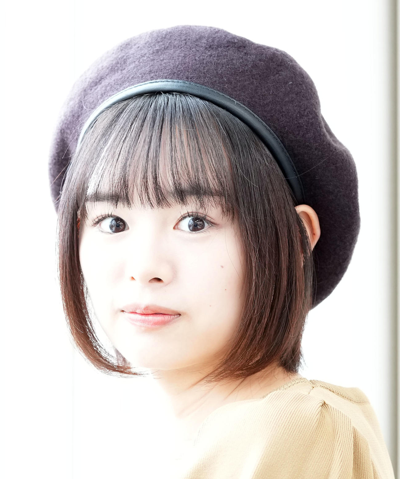 元NGT48高倉萌香顔用（撮影・たえ見朱実）