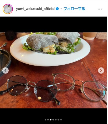 若月佑美の公式インスタグラムから