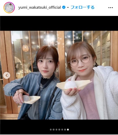 若月佑美の公式インスタグラムから