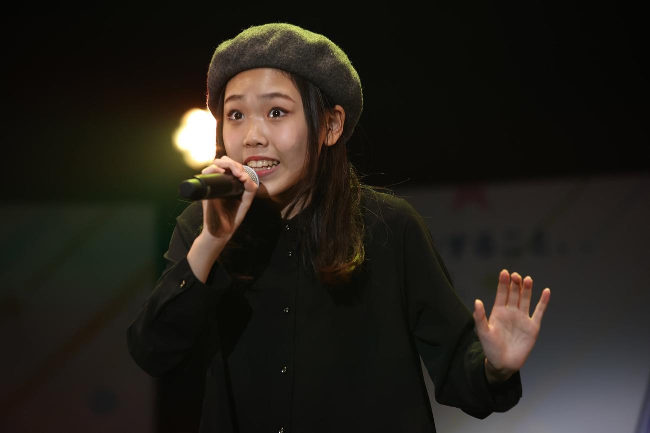 「キラチャレ2023　決勝大会」の歌部門グランプリに輝いた坂西雫