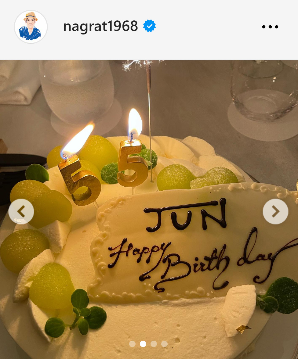 名倉潤のインスタグラムから