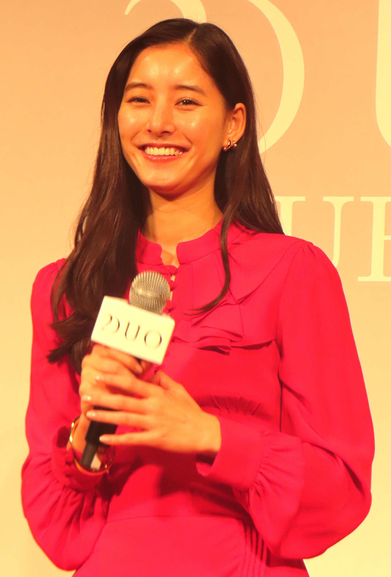 「デュオ　ザ　クレンジングバーム」新CM発表会に出席した新木優子