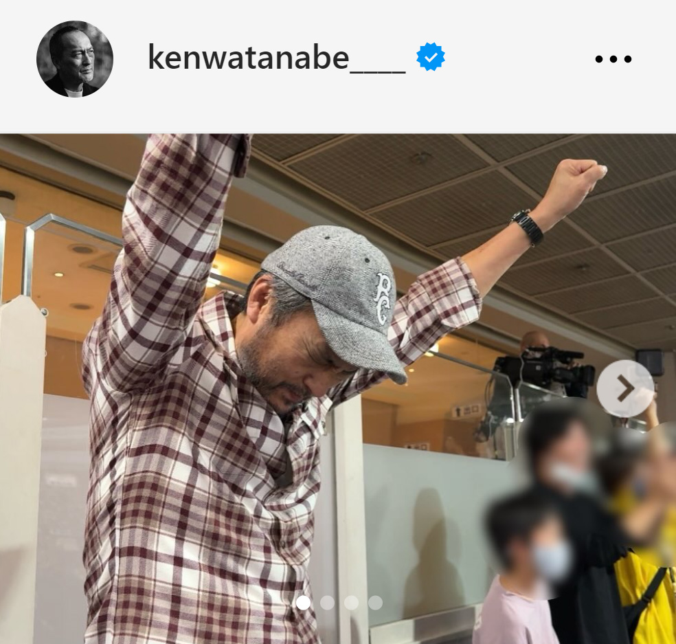 渡辺謙のインスタグラムから