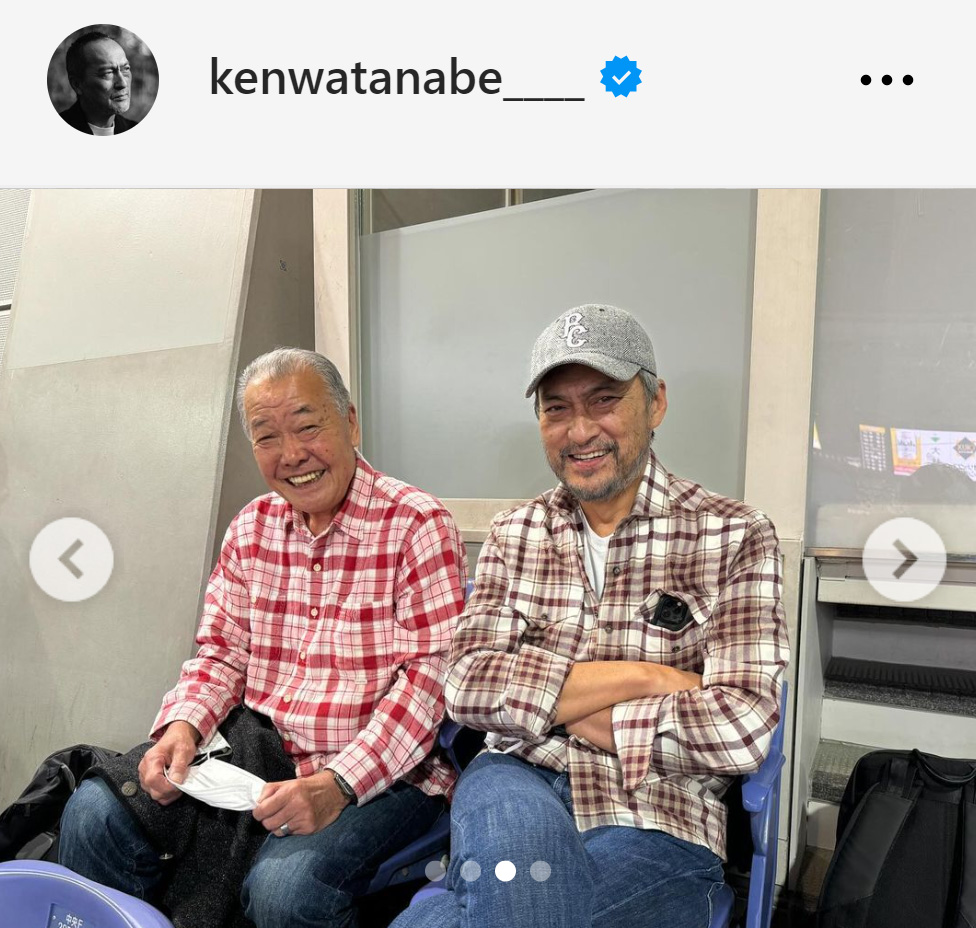 渡辺謙のインスタグラムから