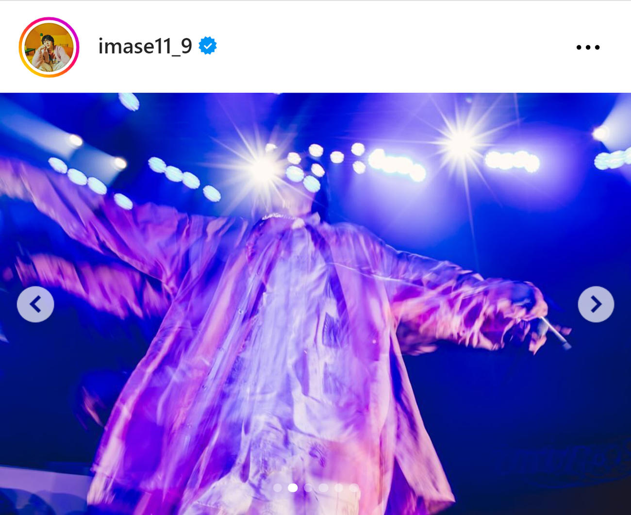 imaseのインスタグラムから