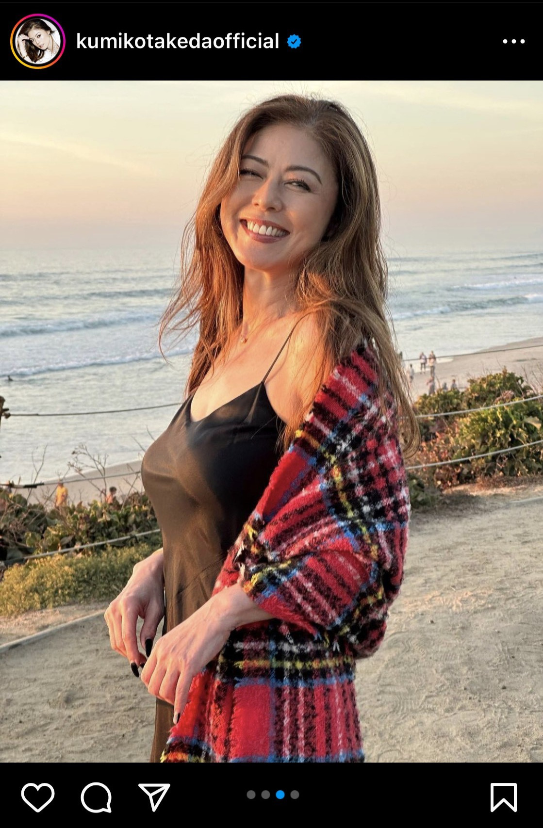 武田久美子のインスタグラムから