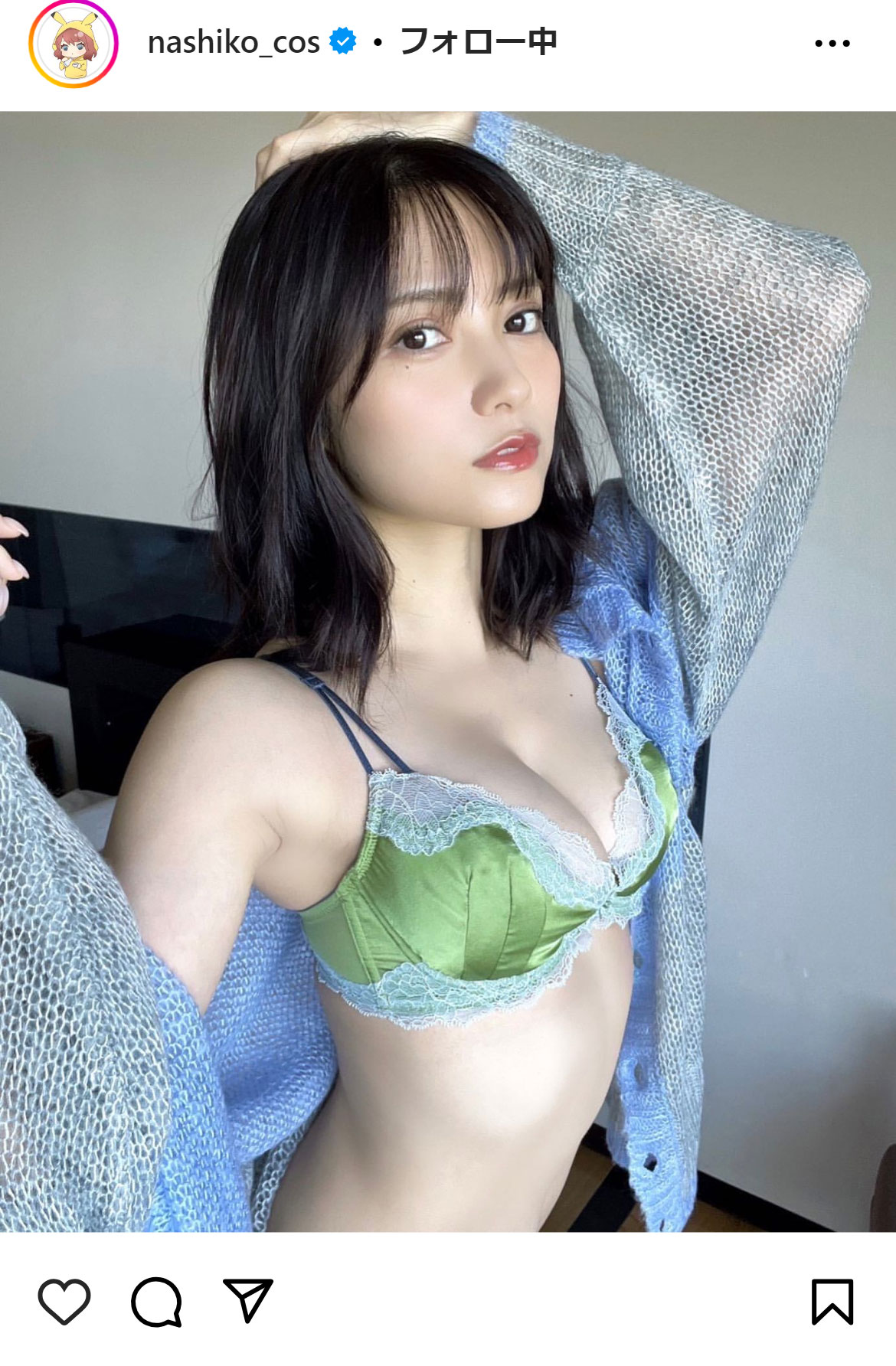 桃月なしこのインスタグラムから