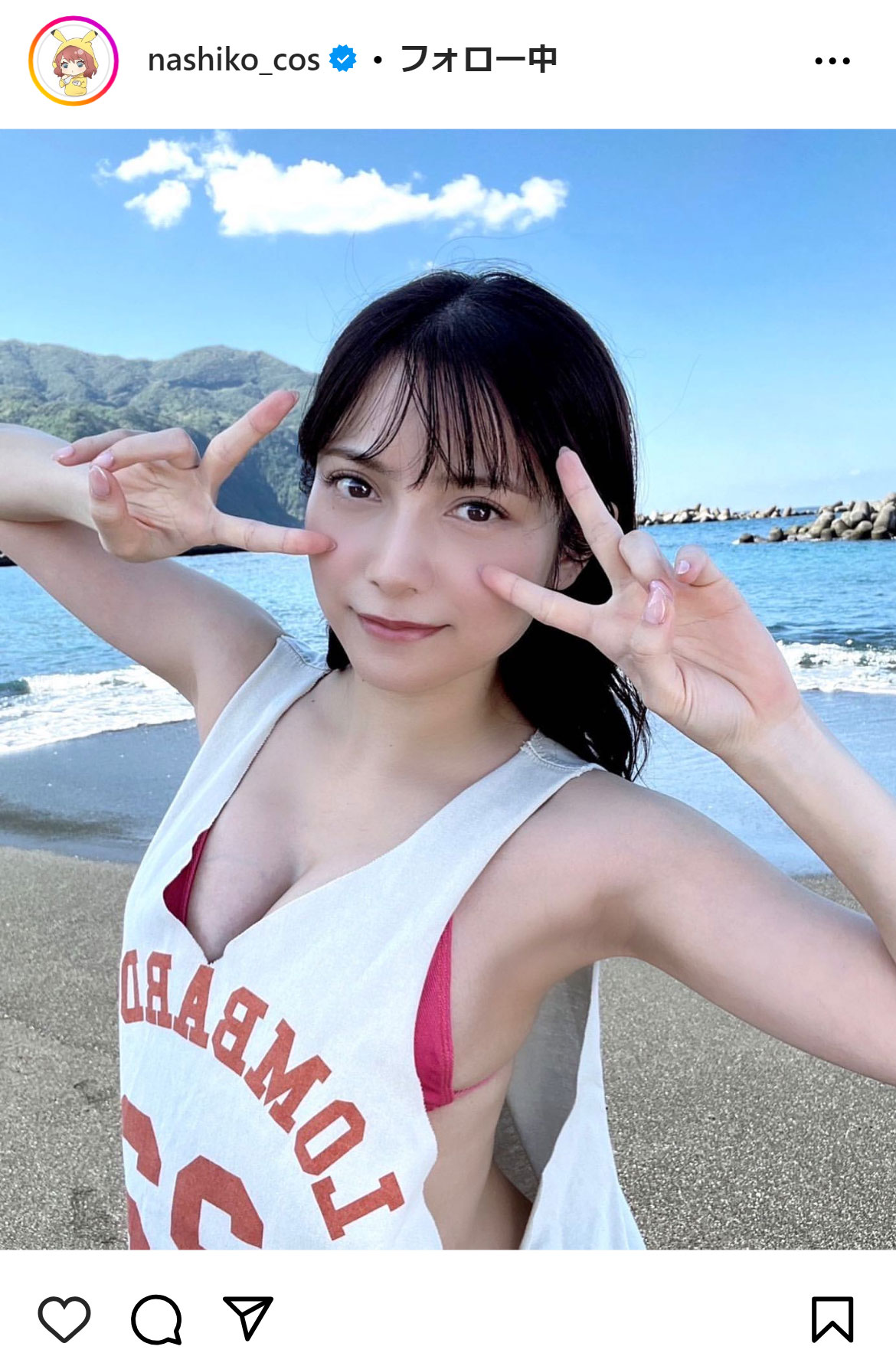 桃月なしこのインスタグラムから