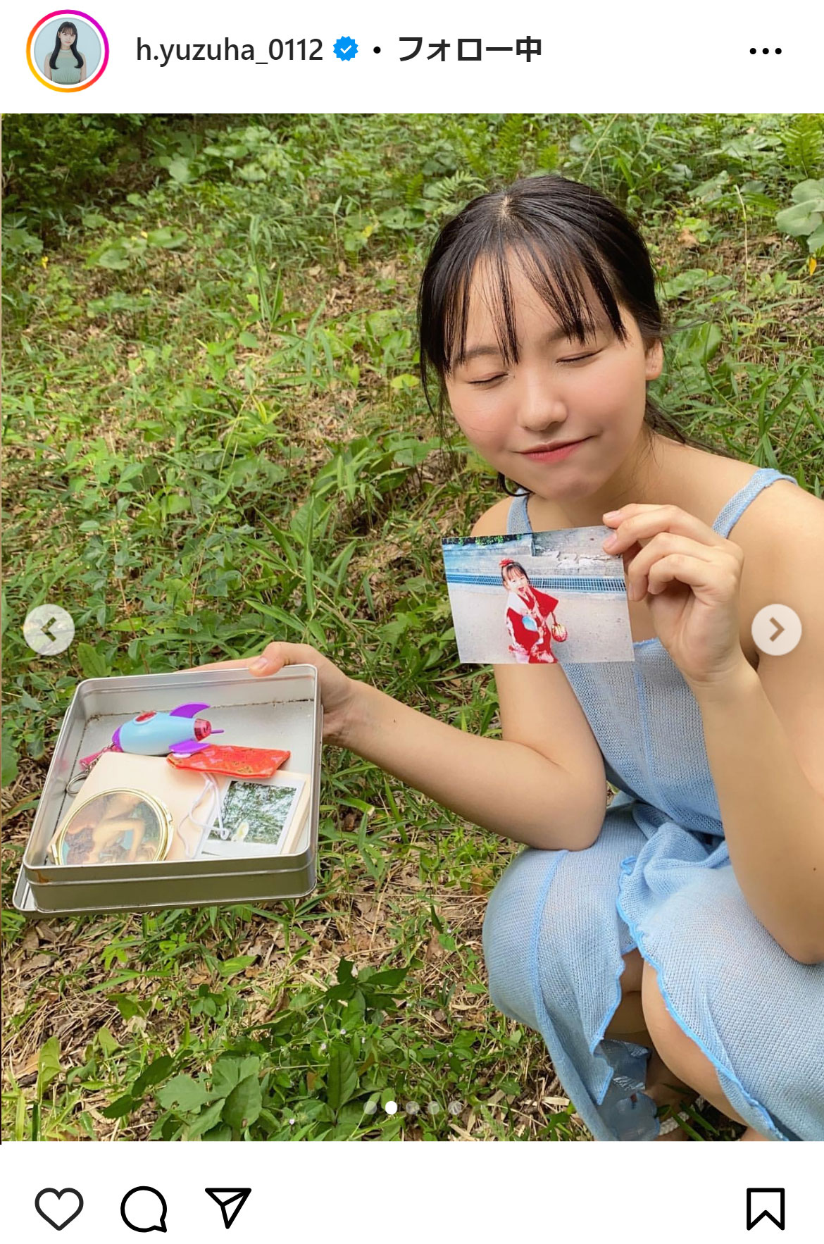 本郷柚巴のインスタグラムから