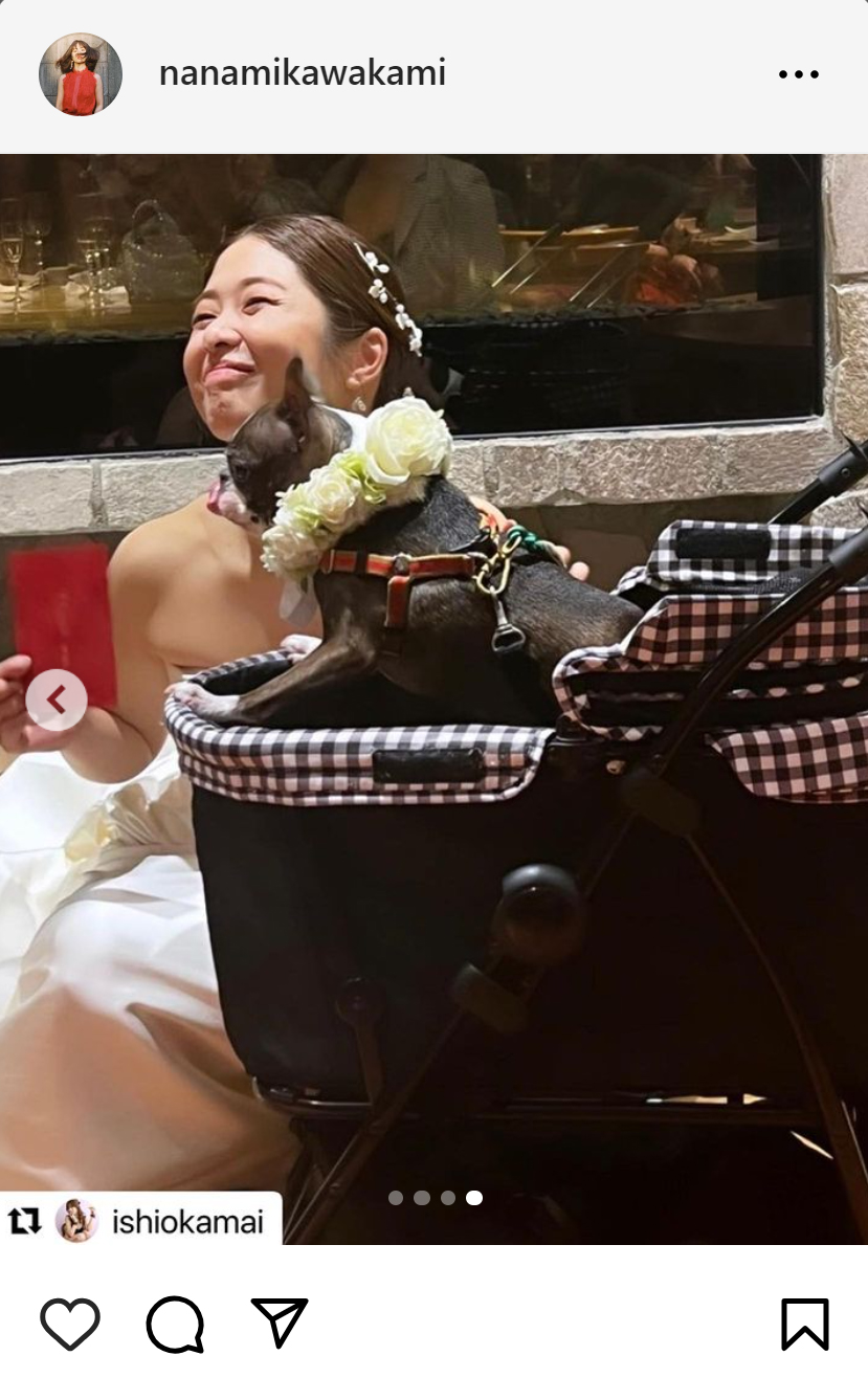 川上なな実のインスタグラムから