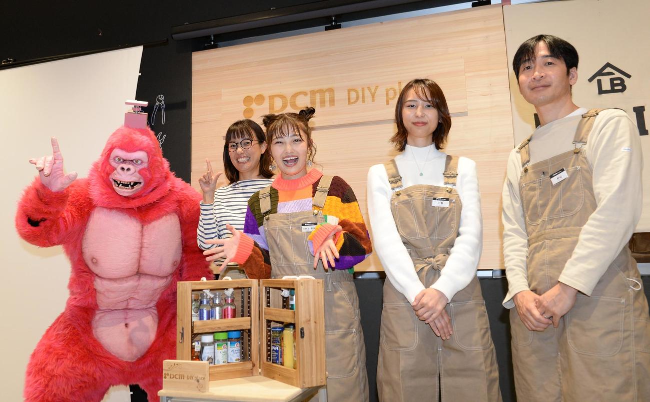 恵比寿ガーデンプレイスのDIY体験型店舗「DCM DIY place」でイベントを行った井上咲楽