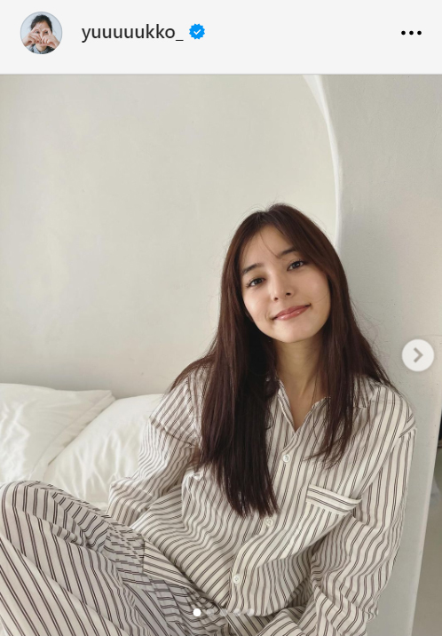 新木優子のインスタグラムから
