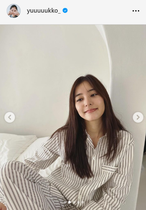 新木優子のインスタグラムから