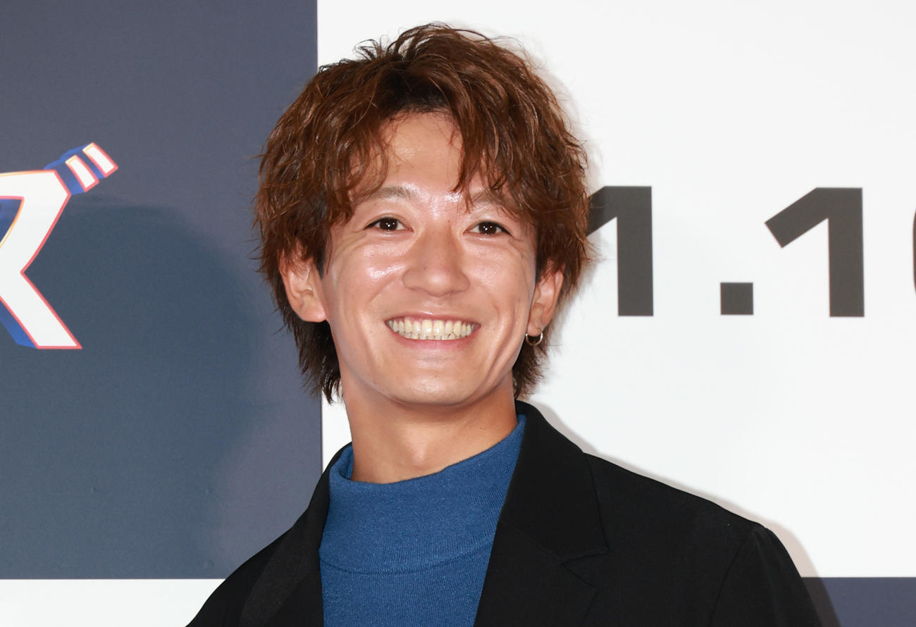 映画「マーベルズ」ジャパンプレミアイベントに参加した大倉士門（撮影・中島郁夫）