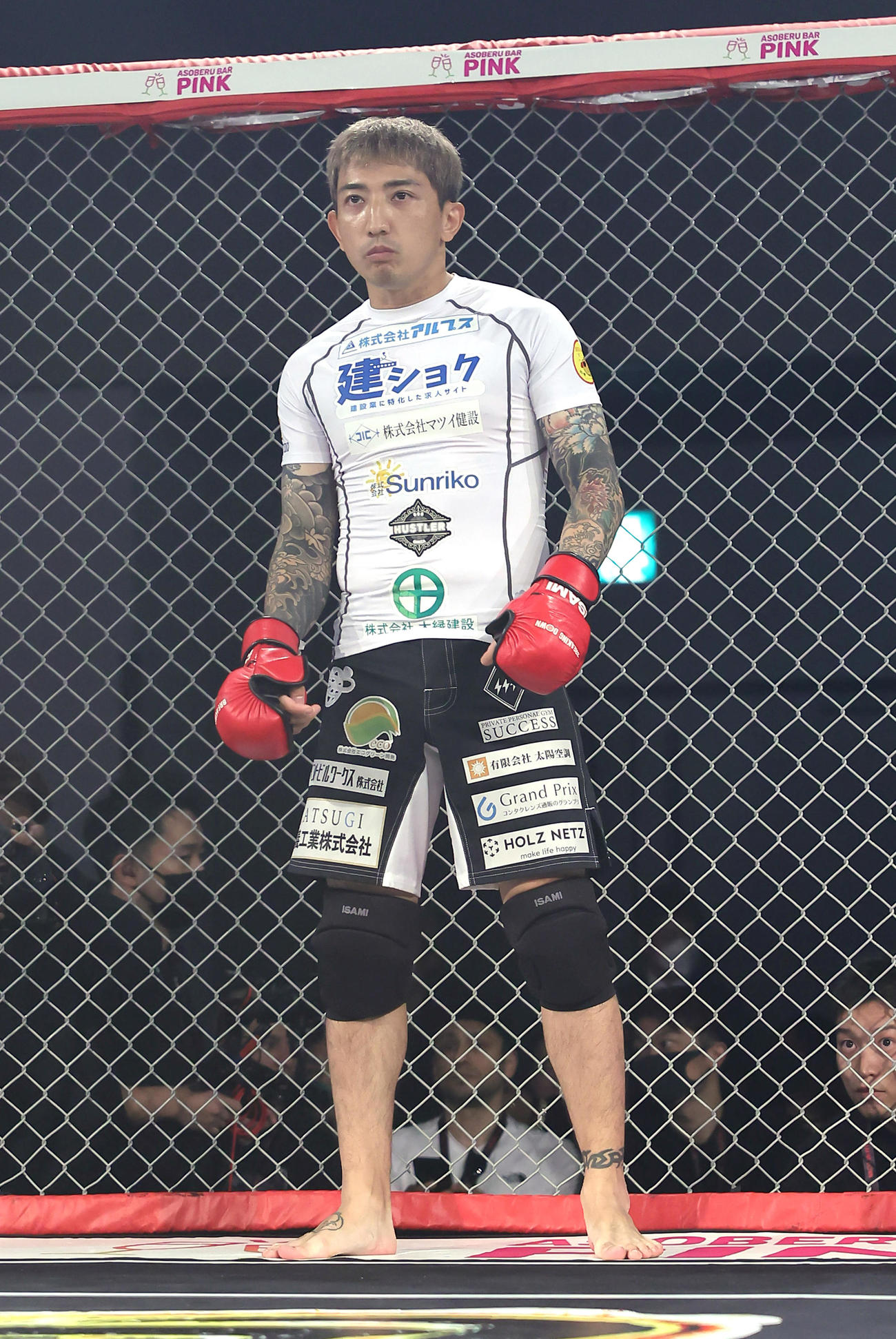 試合に臨む後藤祐樹氏（2022年撮影）