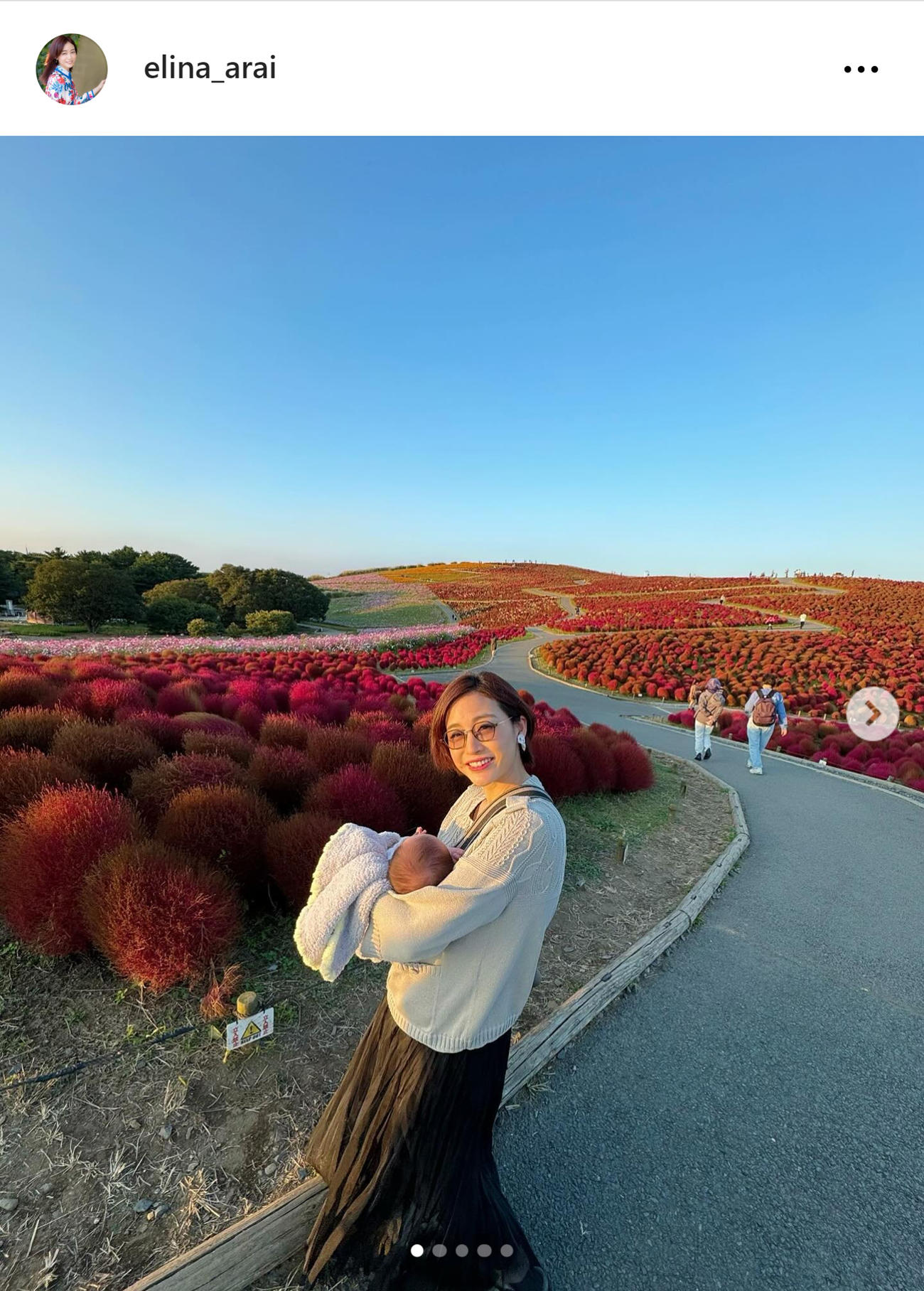 新井恵理那のインスタグラムから
