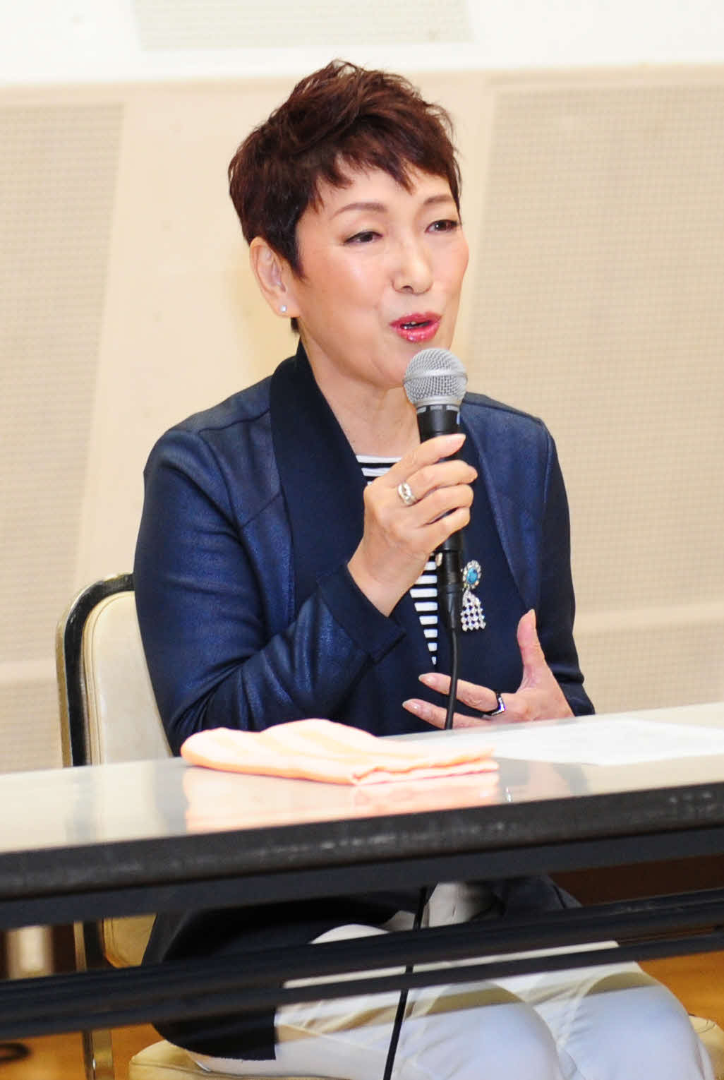 早期の食道がんだと公表した大橋純子（2018年3月15日撮影）
