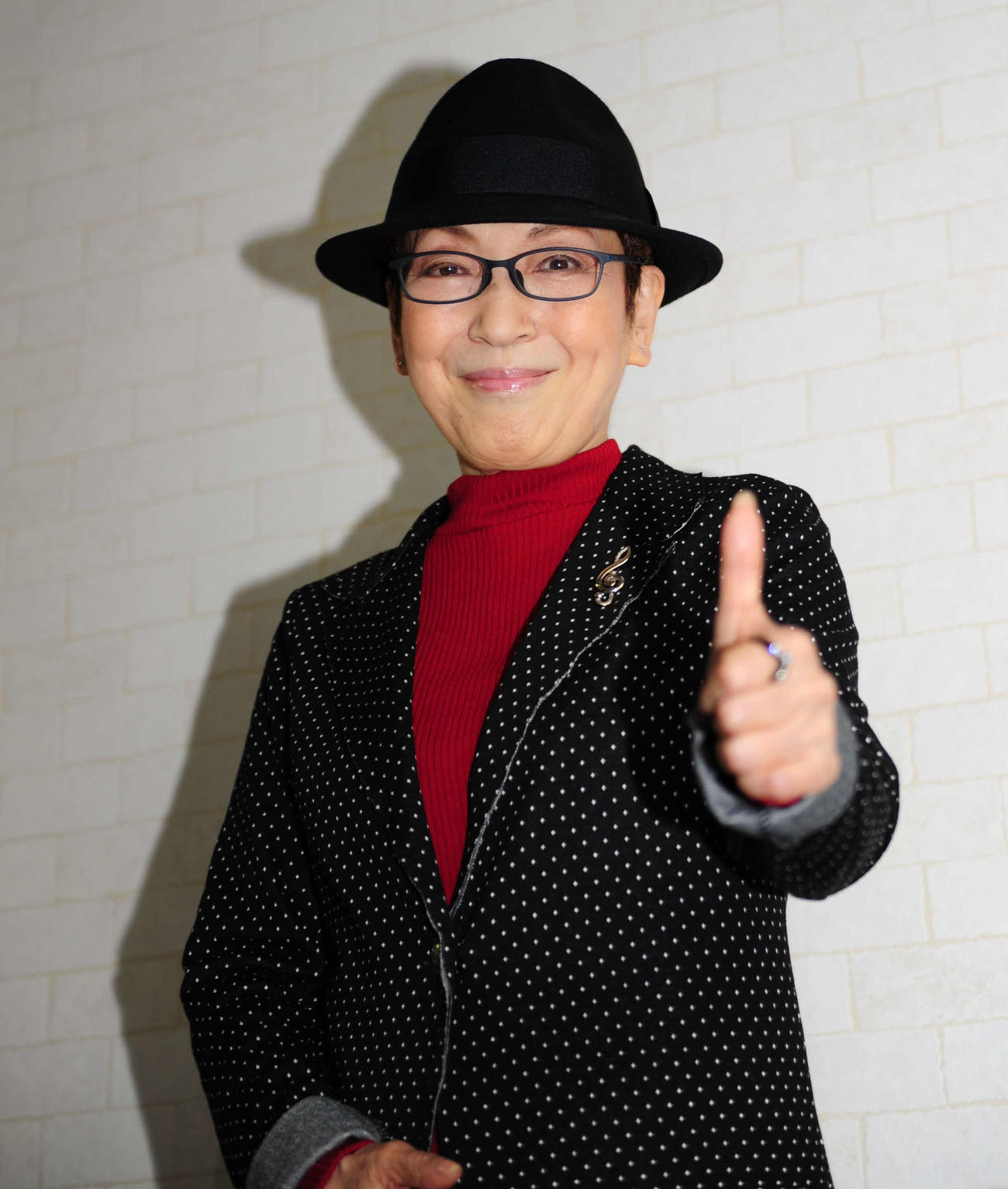 がん闘病からの復帰会見を行った大橋純子（2019年3月6日撮影）