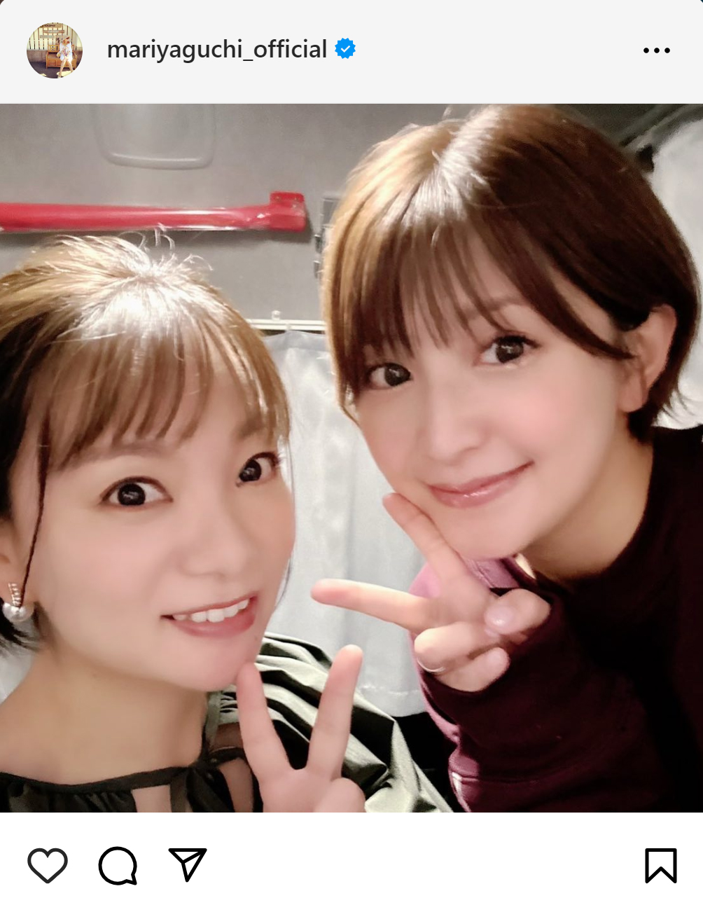矢口真里のインスタグラムから