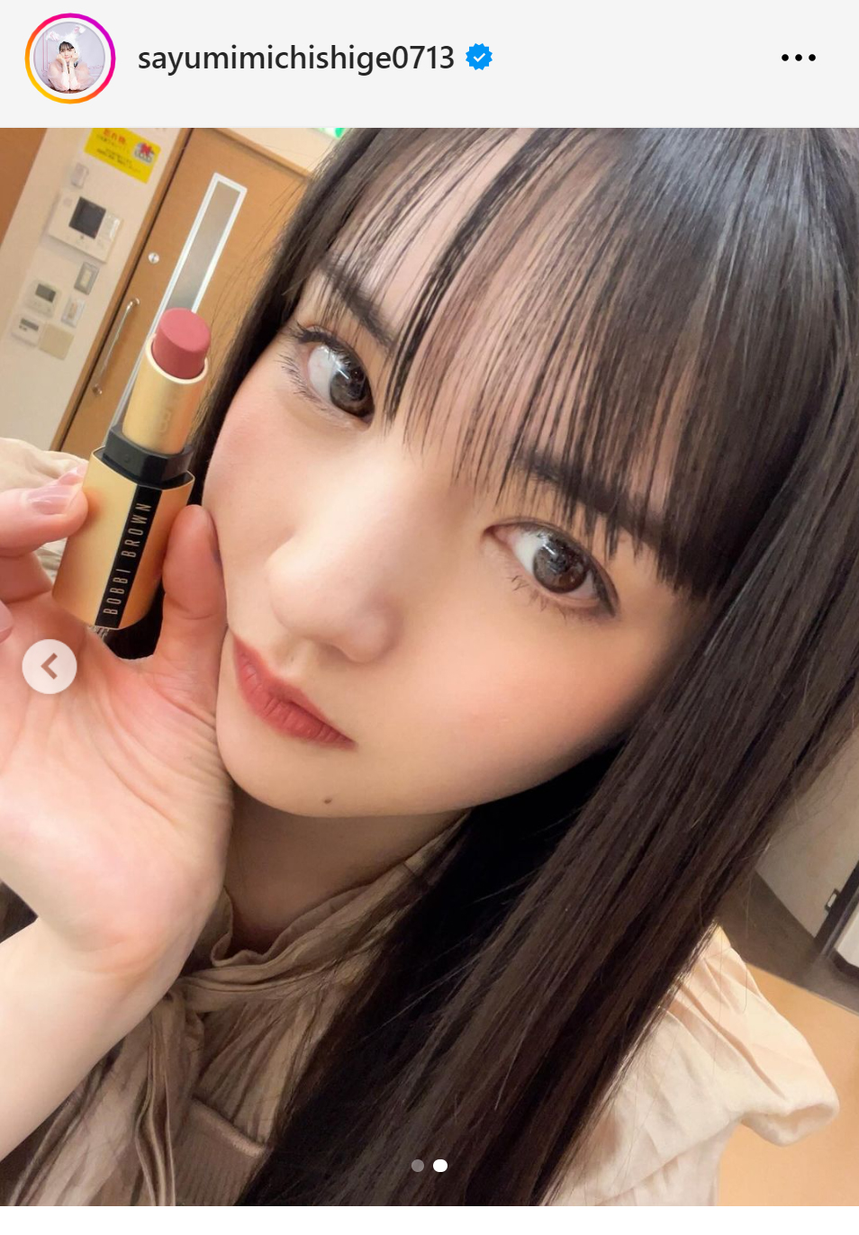 道重さゆみのインスタグラムから