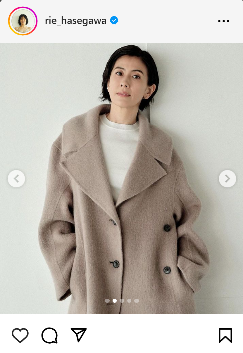 長谷川理恵のインスタグラムから