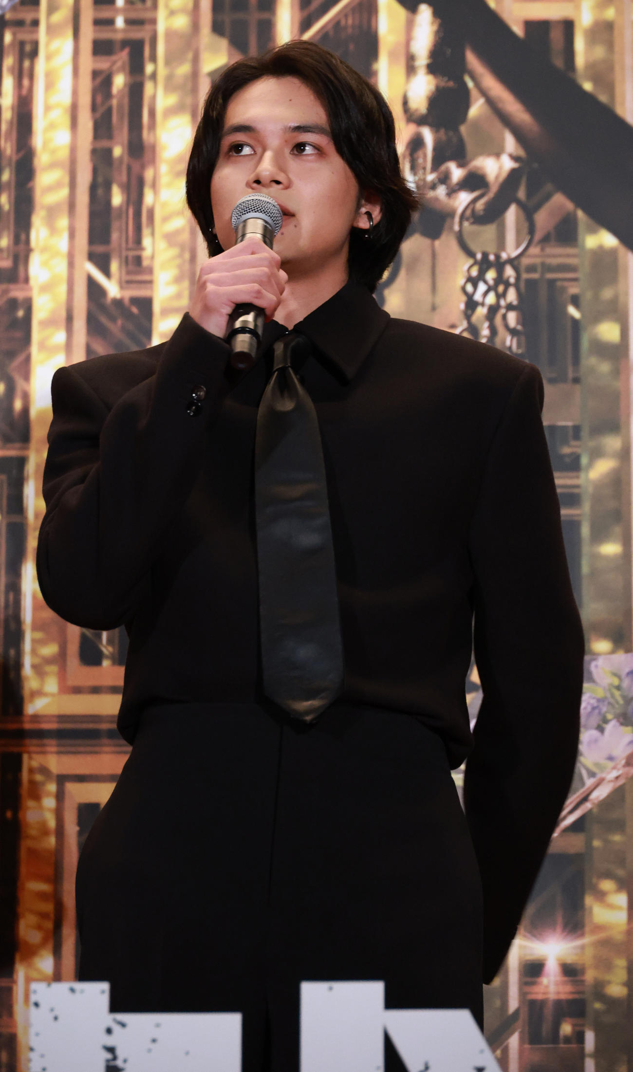 映画「法廷遊戯」公開初日舞台あいさつ北村匠海（撮影・中島郁夫）