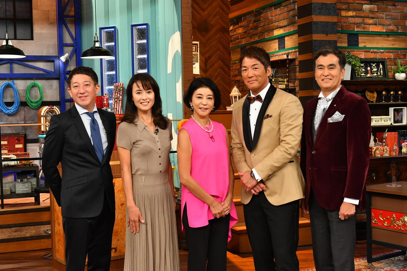 テレビ朝日「ザワつく！大晦日」左から高橋茂雄、後藤久美子、高嶋ちさ子、長嶋一茂、石原良純