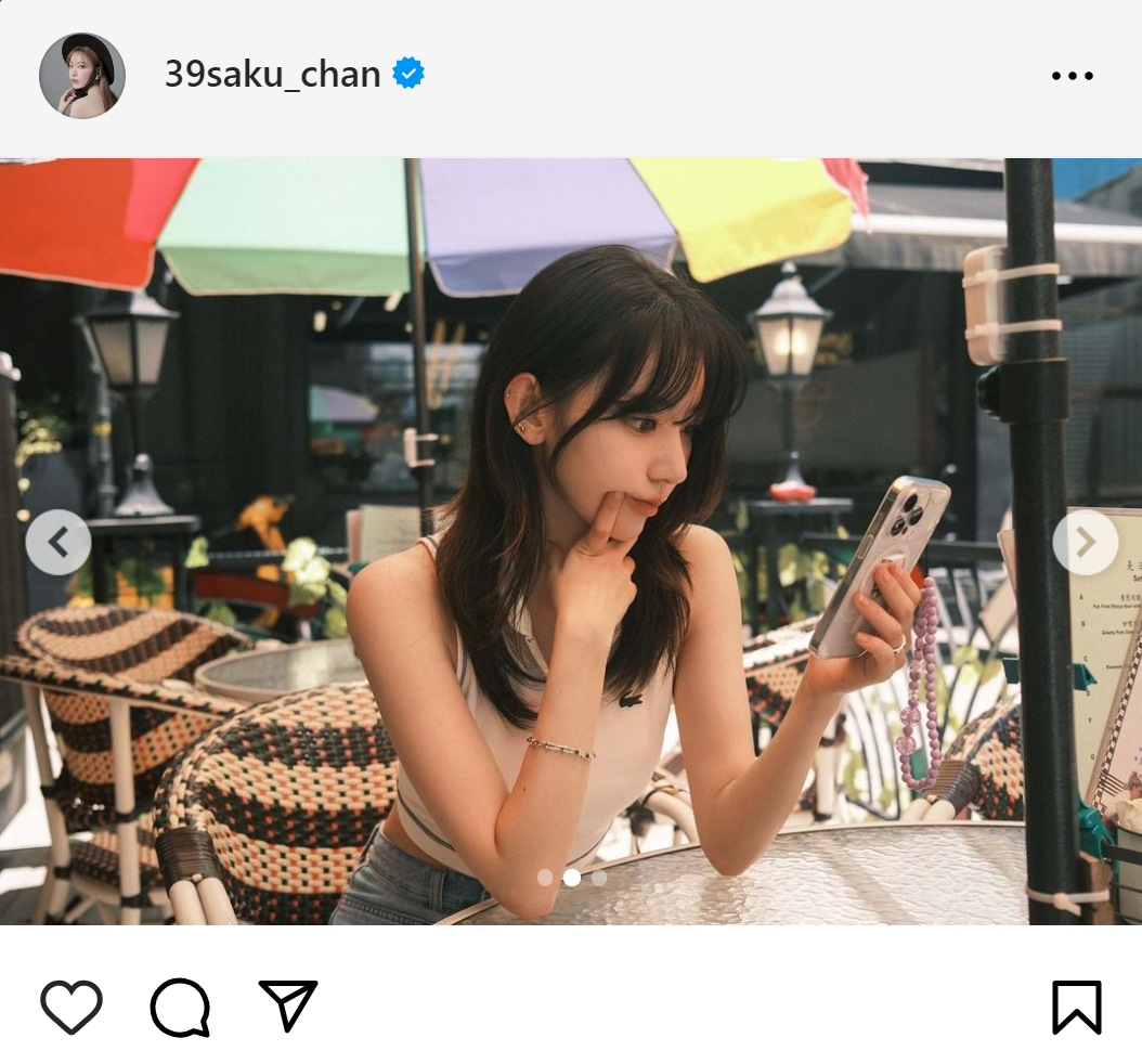 SAKURAのインスタグラムから