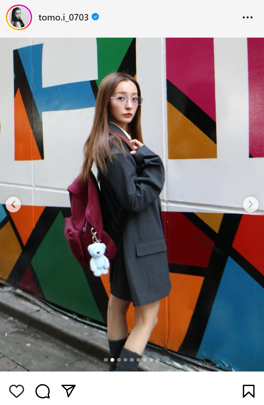 板野友美のインスタグラムから