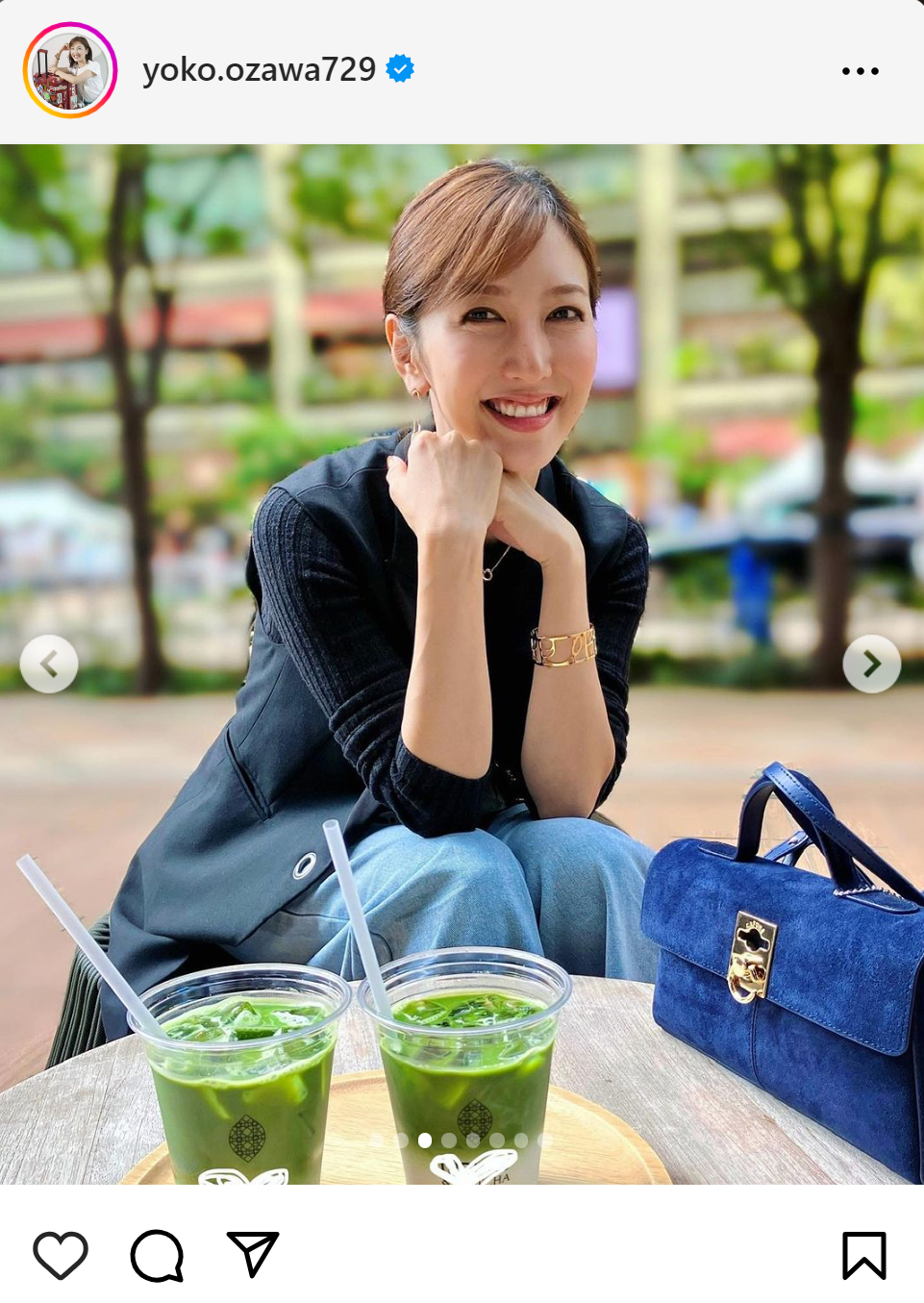 小澤陽子アナのインスタグラムから