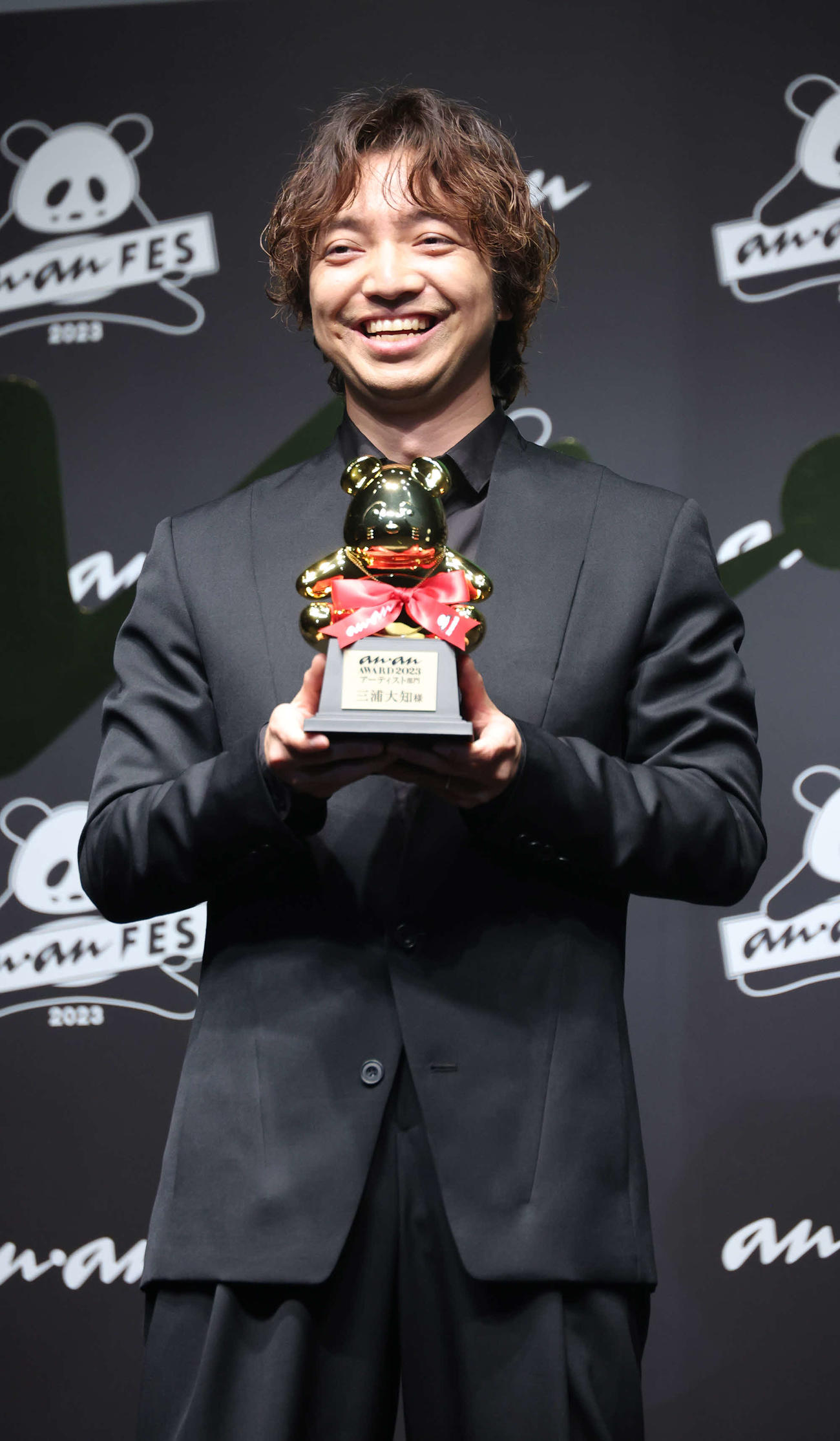 「anan AWARD 2023」を受賞した三浦大知（撮影・中島郁夫）