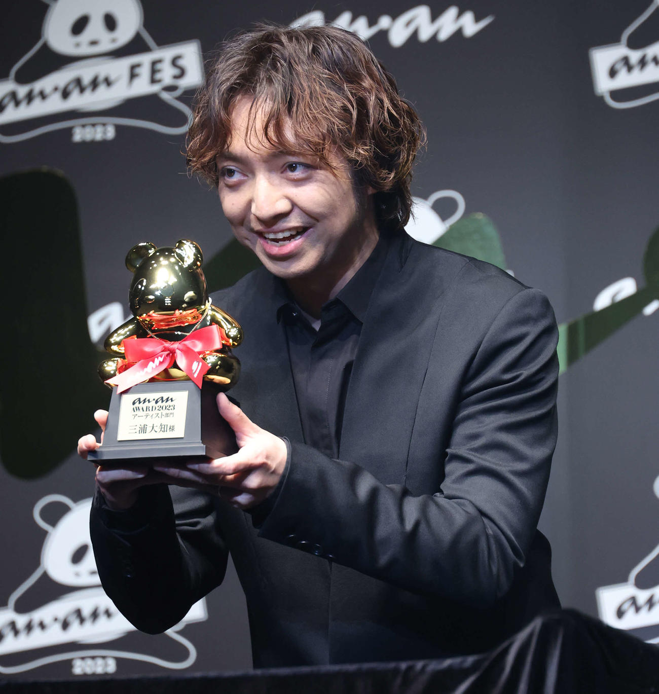 「anan AWARD 2023」を受賞した三浦大知（撮影・中島郁夫）