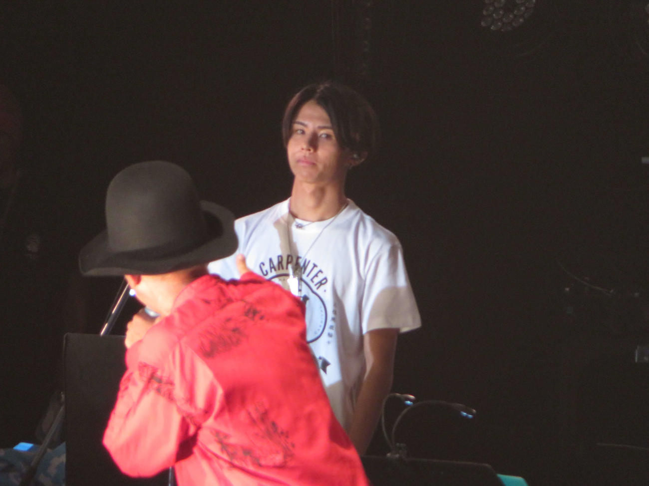 「八王子ダマシイ　Festival＆Carnival 2023」木梨憲武ステージでコーラスを務めた西城秀樹さんの長男木本慎之介さん